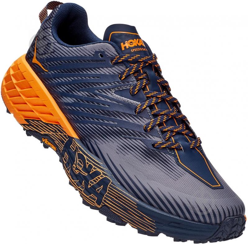 Кроссовки мужские демисезонные Hoka Speedgoat 4 1106525|21 р.45 1/3 фиолетовые - фото 1