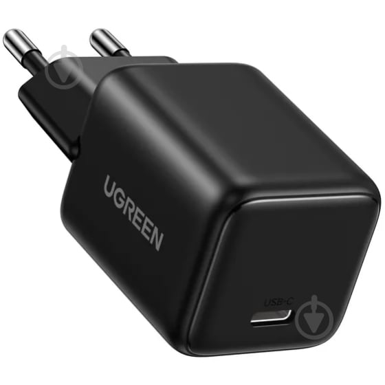 Зарядное устройство UGREEN 1xUSB 20W (USB-C) PD GaN Tech X512 черный - фото 2 Зарядное устройство UGREEN 1xUSB 20W (USB-C) PD GaN Tech X512 черный - фото 2