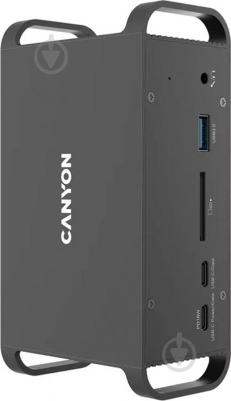 Мультипортова док-станція Canyon HDS-95ST USB-C 14-в-1 black (CNS-HDS95ST) - фото 4