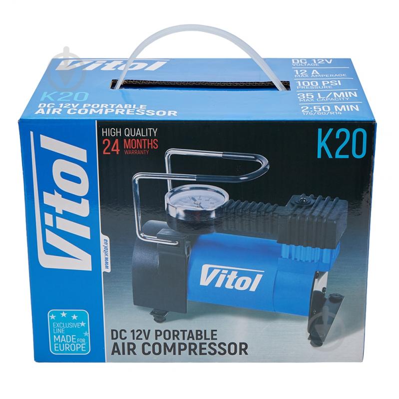 Компресcор автомобильный Vitol K-20 - фото 11 Компресcор автомобильный Vitol K-20 - фото 11
