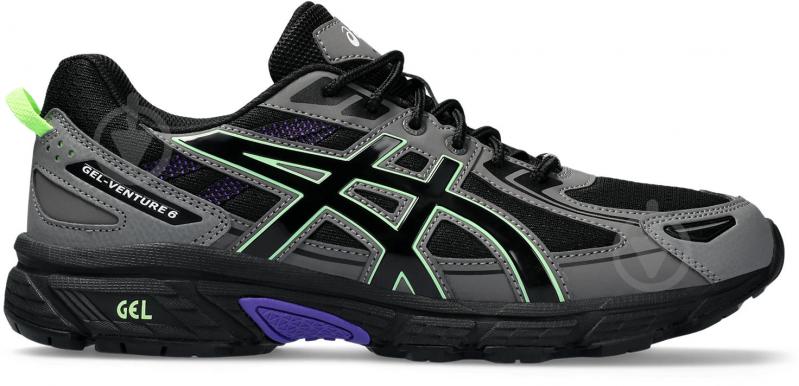 Кроссовки мужские демисезонные Asics GEL-VENTURE 6 1203A297_021 р.44 черно-серые - фото 1