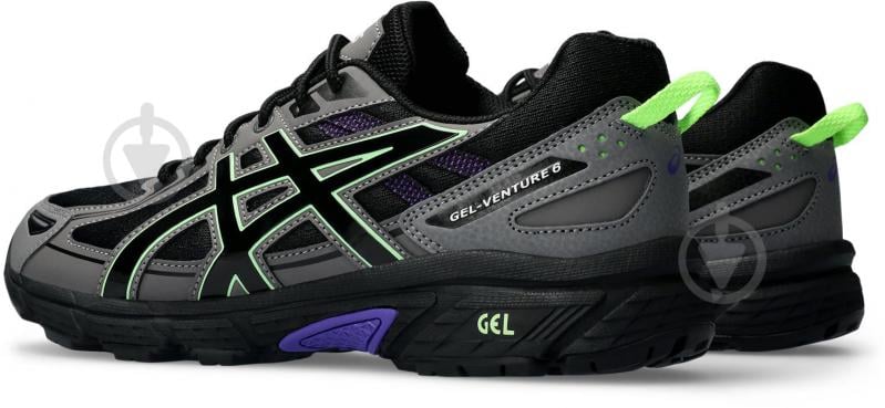 Кроссовки мужские демисезонные Asics GEL-VENTURE 6 1203A297_021 р.44 черно-серые - фото 5