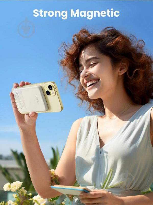 Повербанк UGREEN PB560 5000 mAh white (25207) - фото 4