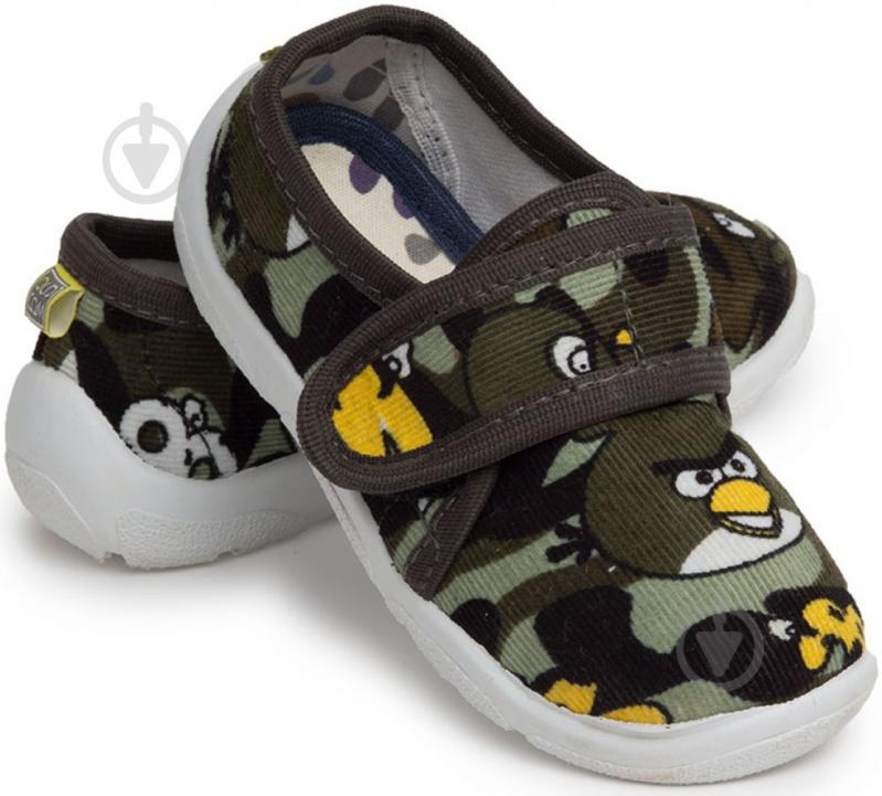 Тапки домашние для мальчика Oldcom р.29 зеленый - фото 4