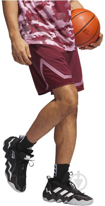 Шорты Adidas Pro Block IL2242 р. S бордовый - фото 5