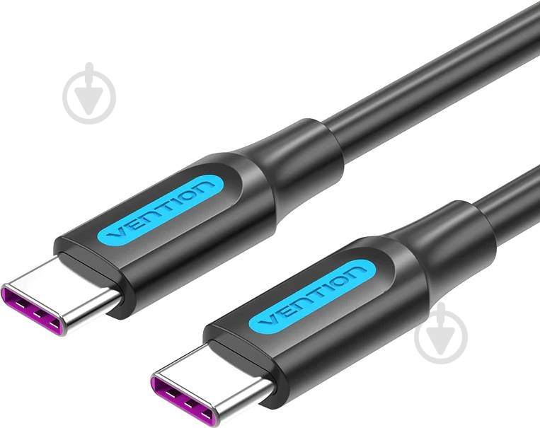 Кабель Vention 1 м черный (COTBF) - фото 1