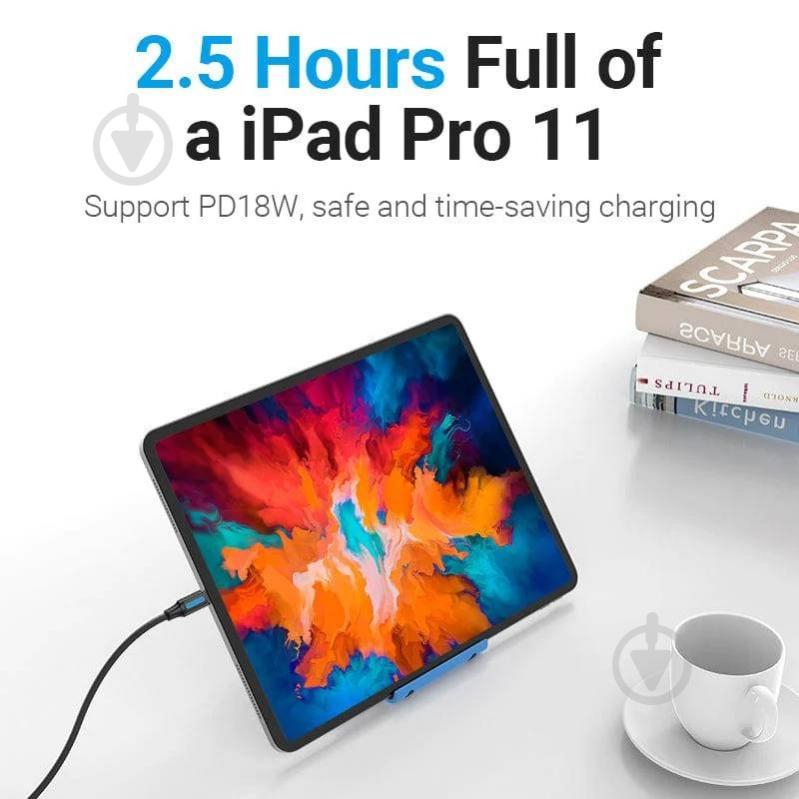 Кабель Vention 1 м черный (COTBF) - фото 3