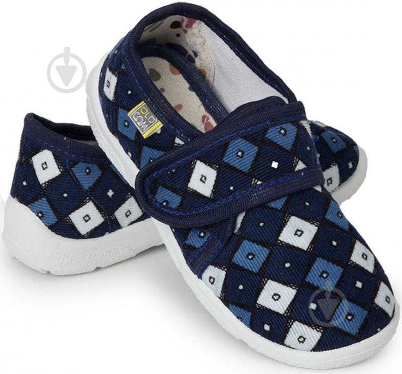 Тапки домашние для мальчика Oldcom р.25 синий Тапочки_дитячі_ТІП-ТОП_сині_25 - фото 3