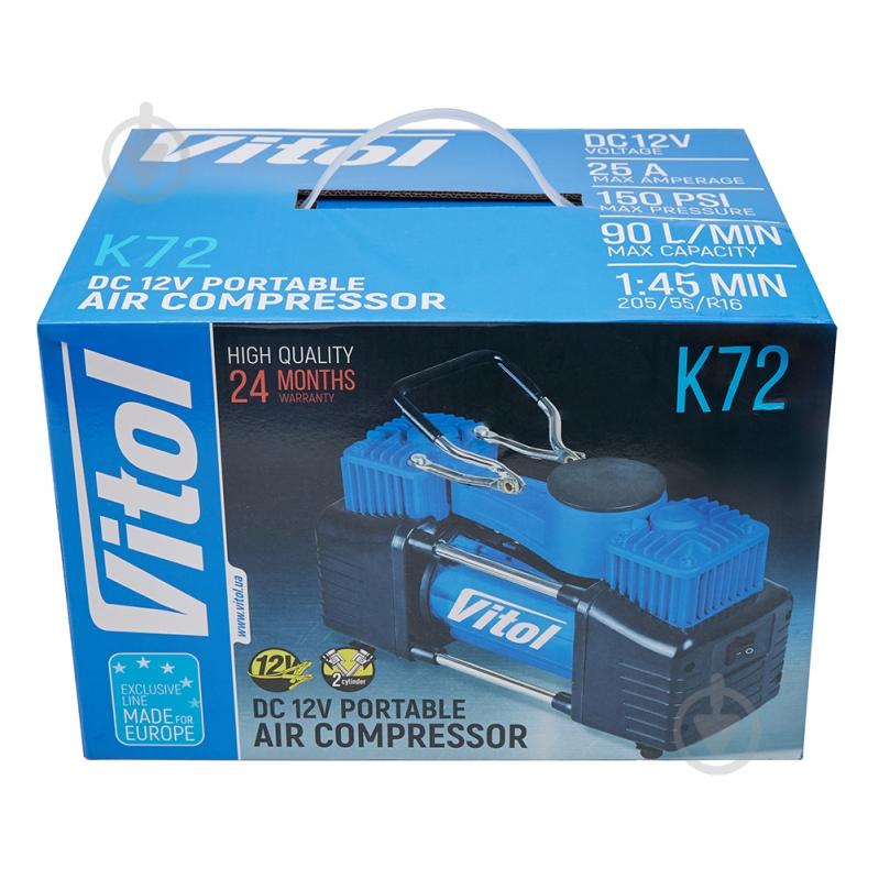 Компресор автомобільний Vitol K-72 - фото 14