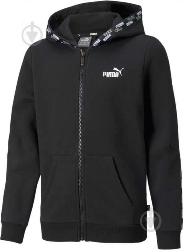 Джемпер Puma POWER Full-Zip 58930601 р. 128 чорний - фото 1