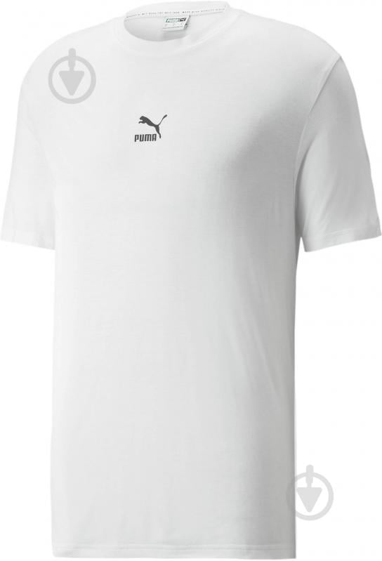 Футболка Puma Classics Relaxed Splitside Tee 53357302 р.M белый - фото 4