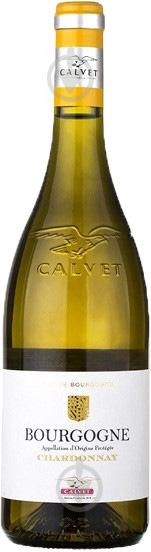 Вино Calvet Bourgogne Chardonnay белое сухое 0,75 л - фото 1