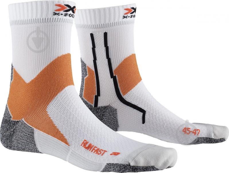 Шкарпетки X-Socks Run Fast XS-RS17S19U-W017 р.39-41 білий - фото 1 Шкарпетки X-Socks Run Fast XS-RS17S19U-W017 р.39-41 білий - фото 1