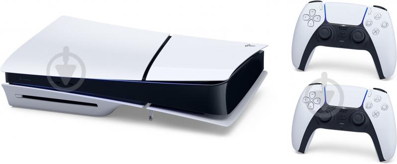 Ігрова консоль Sony PlayStation 5 Slim (2 геймпада Dualsense) CFI-2008 white - фото 3