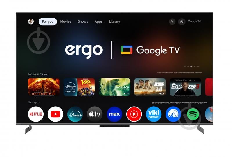 ВИТРИНА! Телевизор Ergo 65MQ95 Game PRO - фото 5