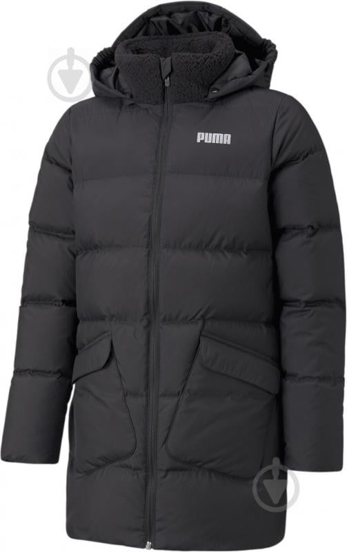 Пуховик Puma Long Down Jacket G 58957801 чорний - фото 1