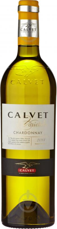 Вино Calvet Varietals Chardonnay біле сухе 0,75 л - фото 1