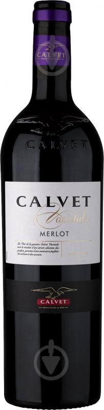 Вино Calvet Varietals Merlot красное сухое 0,75 л - фото 1