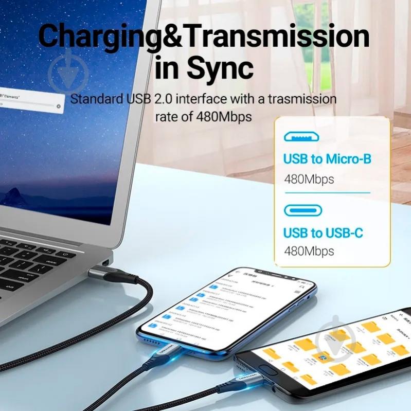 Кабель Vention 0,5 м черный (CQGHD) - фото 3 Кабель Vention 0,5 м черный (CQGHD) - фото 3