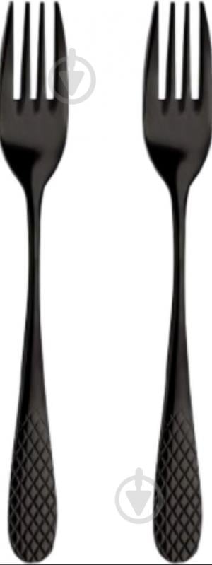 Вилка столовая Wilmax Diamond Black 20 см 2 шт. WL-999253 / 2B - фото 1 Вилка столовая Wilmax Diamond Black 20 см 2 шт. WL-999253 / 2B - фото 1