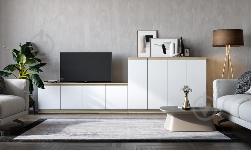 УЦІНКА! Комод Грейд Естер 4д 1400x1010x442 мм дуб сонома/білий (УЦ №2878) - фото 3 УЦІНКА! Комод Грейд Естер 4д 1400x1010x442 мм дуб сонома/білий (УЦ №2878) - фото 3