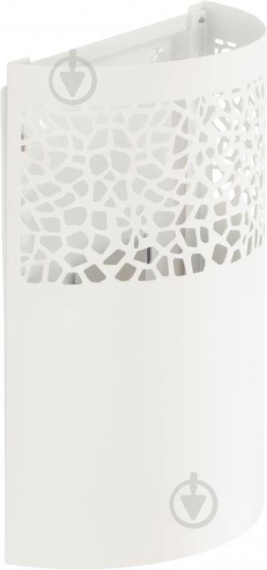 Светильник настенный Eglo CARMELIA 1x60 Вт E14 белый 91416 - фото 2