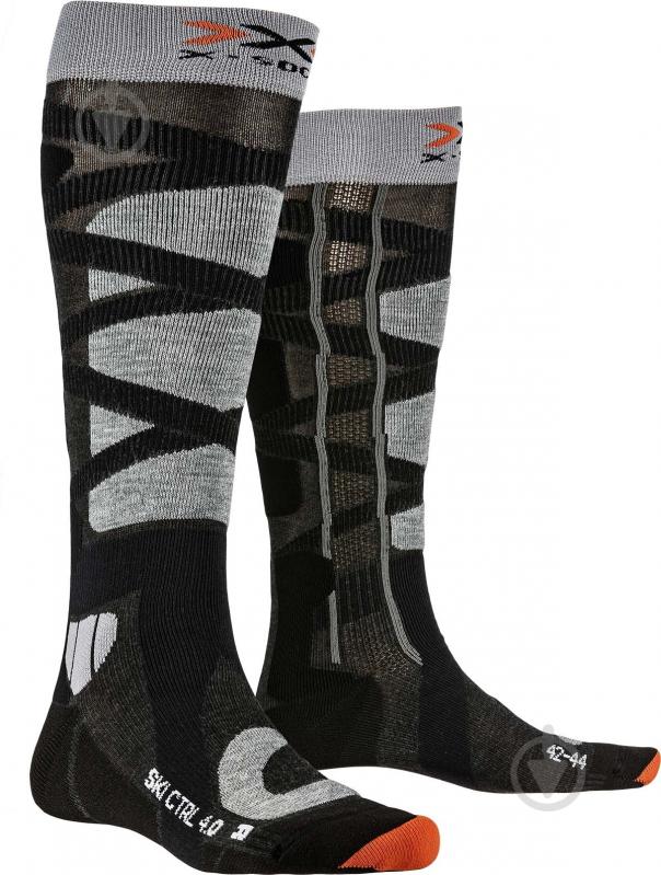 Носки X-Socks Ski Control 4.0 XS-SSKCW19U-G037 р.45-47 темно-серый - фото 1