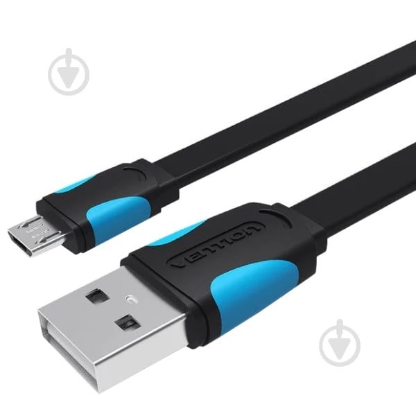 Кабель Vention 1 м черный (VAS-A08-B100) - фото 1