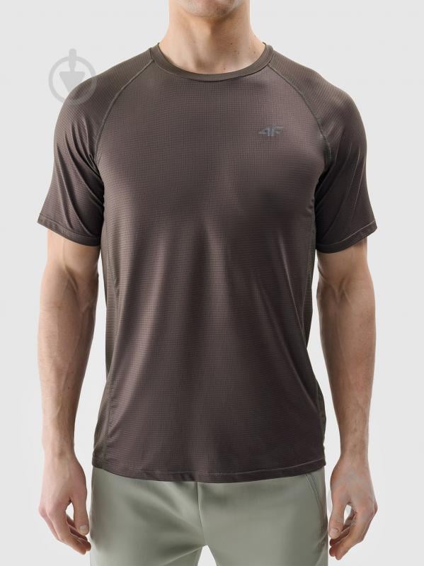 Футболка 4F TSHIRT FNK M1217 4FWSS25TFTSM1217-81S р.XL коричневий - фото 5