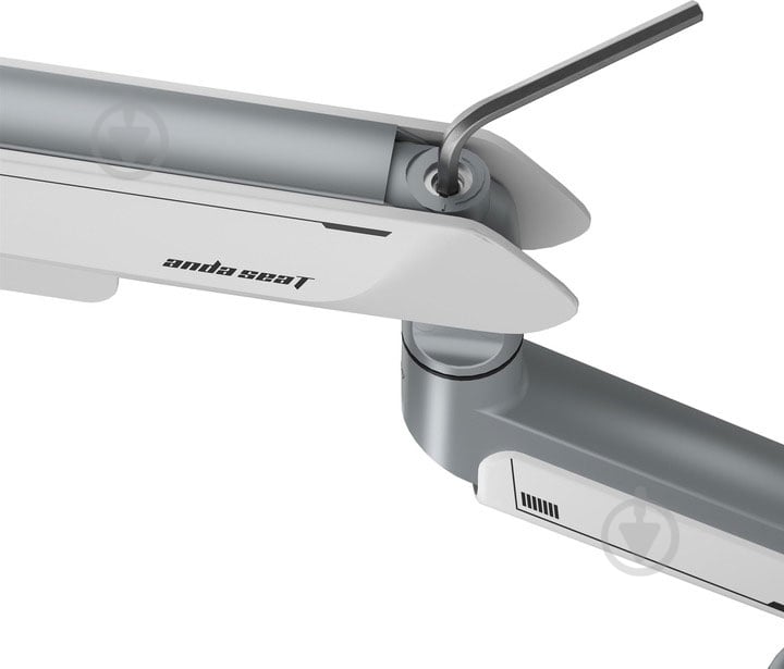 Кріплення для монітора Anda Seat Stealth PRO II White&Gray поворотно-похилі 17"-42" білий - фото 7 Кріплення для монітора Anda Seat Stealth PRO II White&Gray поворотно-похилі 17"-42" білий - фото 7