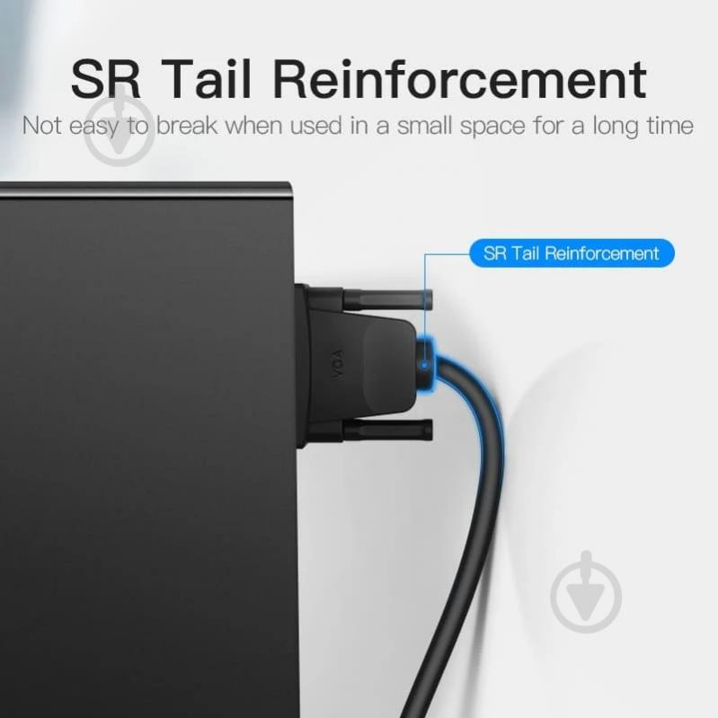 Кабель Vention 8 м черный (DADBK) - фото 4