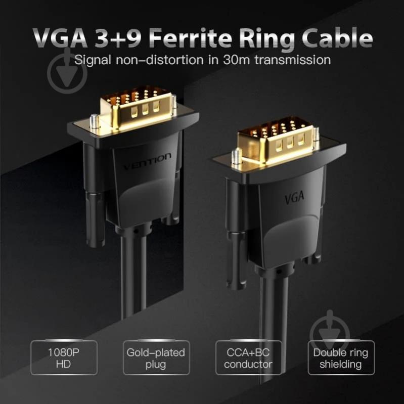 Кабель Vention 8 м черный (DADBK) - фото 7