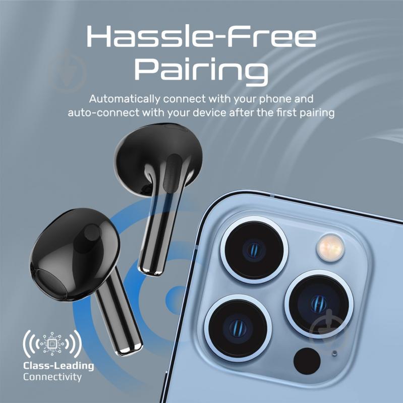 Наушники Promate black (freepods-2.black) - фото 4 Наушники Promate black (freepods-2.black) - фото 4