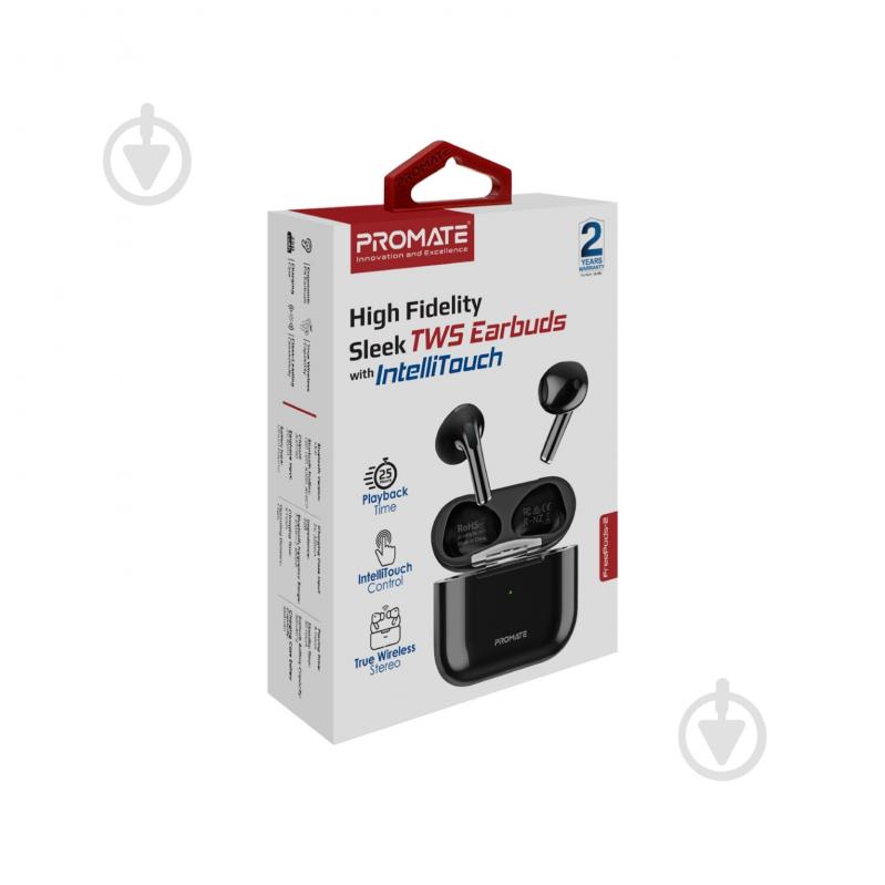 Наушники Promate black (freepods-2.black) - фото 8 Наушники Promate black (freepods-2.black) - фото 8
