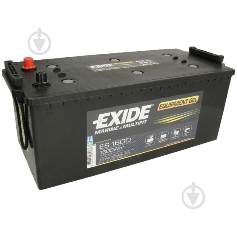 Аккумулятор автомобильный EXIDE Marine & Multifit 140Ah 900A 12V ES1600 «+» слева (ES1600) - фото 1