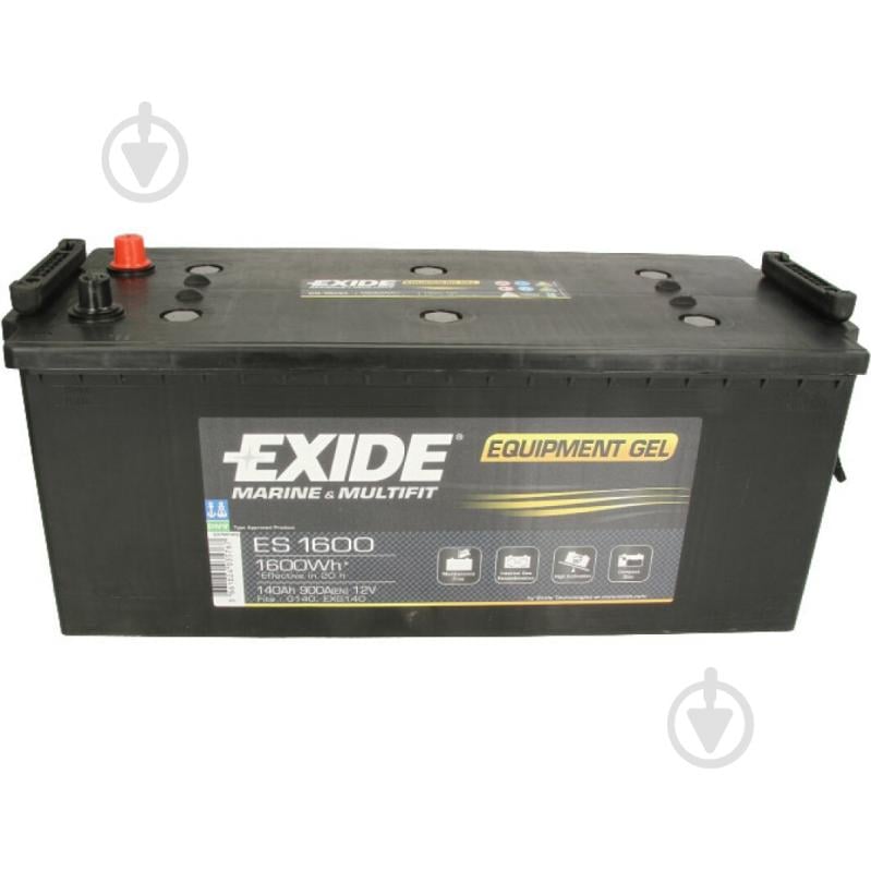 Аккумулятор автомобильный EXIDE Marine & Multifit 140Ah 900A 12V ES1600 «+» слева (ES1600) - фото 2