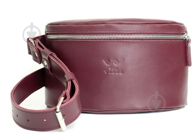 Сумка поясная Wings BeltBag бордовая винтажная TW-BeltBag-mars-ksr бордовый - фото 1