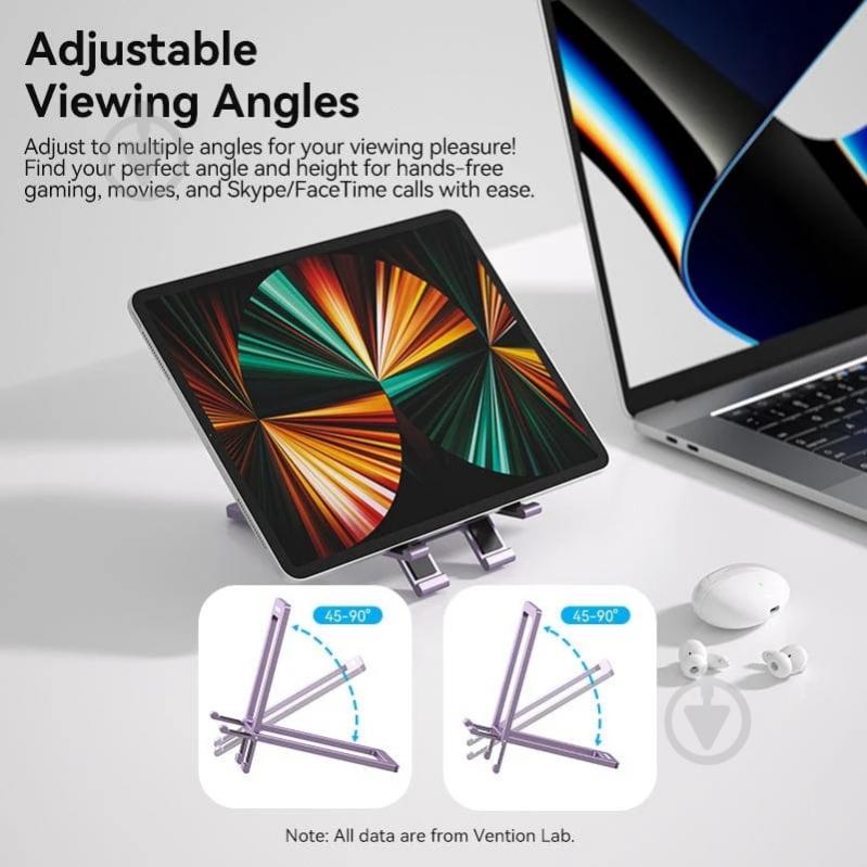 Подставка Vention KCZH0 графит - фото 3 Подставка Vention KCZH0 графит - фото 3