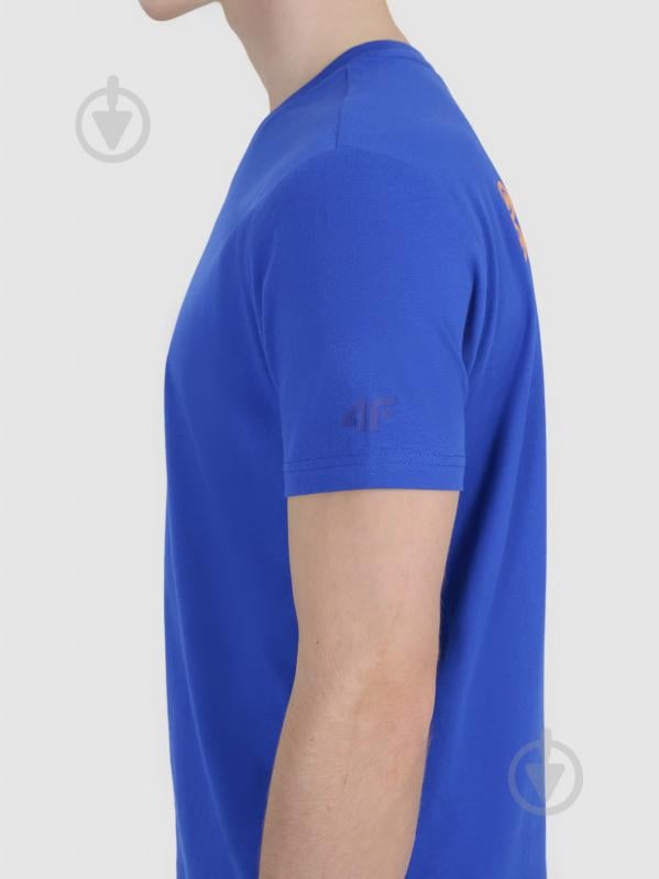 Футболка 4F TSHIRT M2239 4FWSS25TTSHM2239-36S р.XL синий - фото 4 Футболка 4F TSHIRT M2239 4FWSS25TTSHM2239-36S р.XL синий - фото 4
