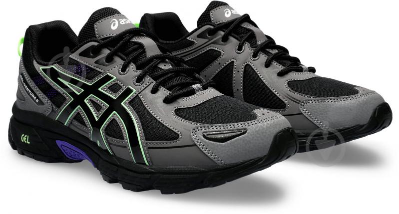 Кроссовки мужские демисезонные Asics GEL-VENTURE 6 1203A297_021 р.42,5 черно-серые - фото 4