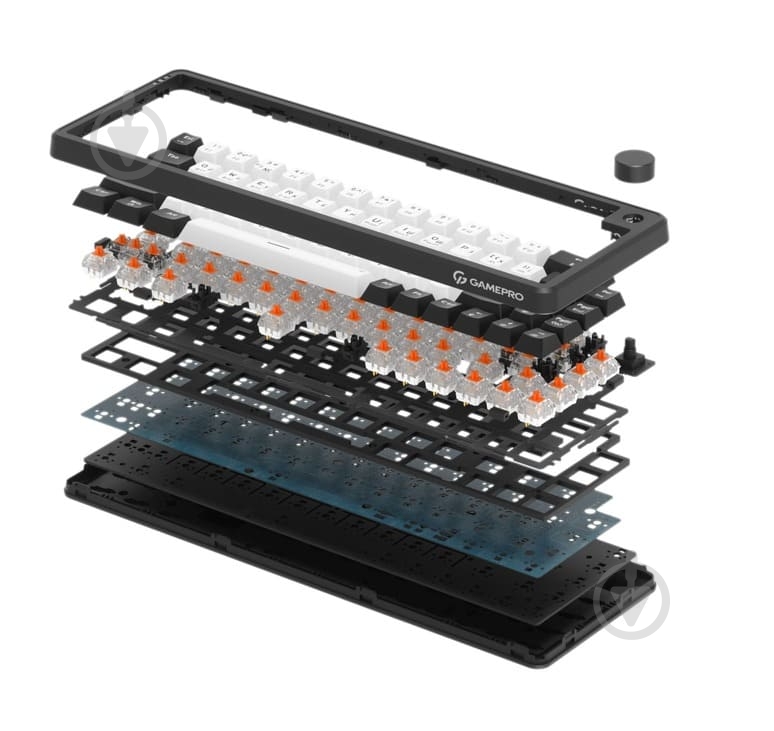 Клавиатура беспроводная GamePro MK210B Pro (MK210B Pro) Asgard Valhalla black - фото 2