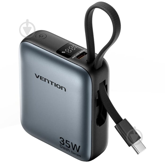 Повербанк Vention 10000 mAh grey (FHEH0) - фото 1