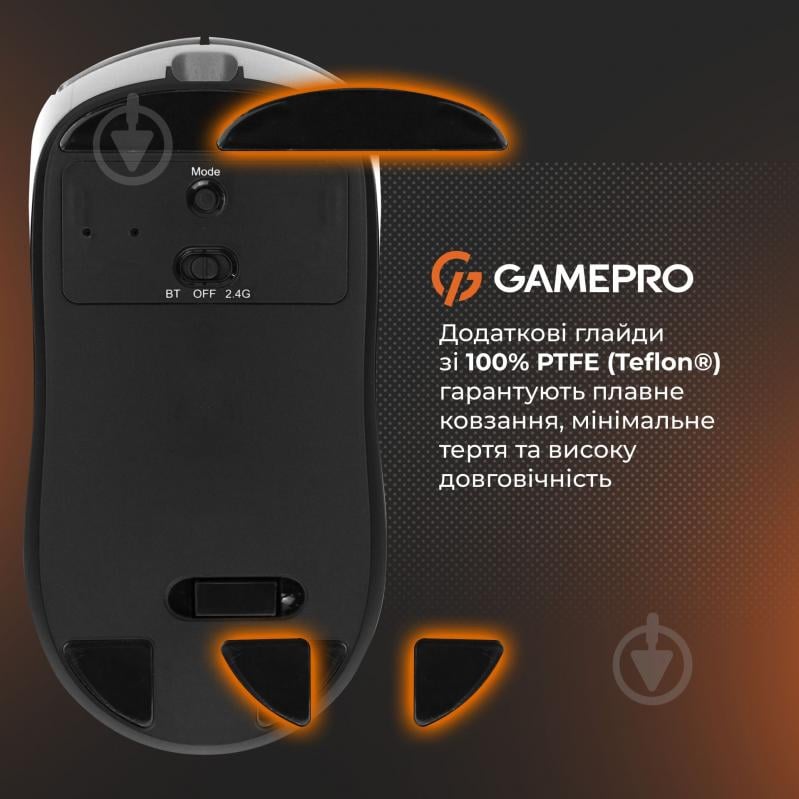 Мышка беспроводная GamePro Genesis Winner white (GM079W) - фото 8