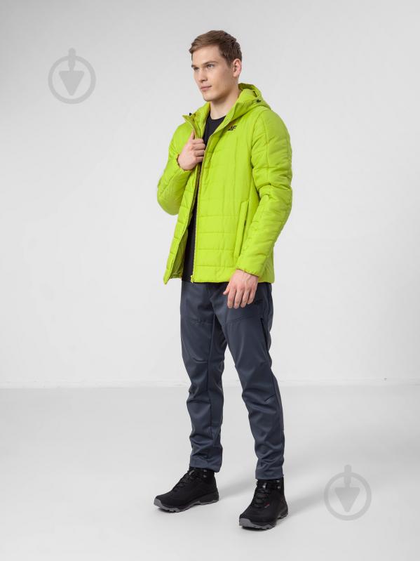 Пуховик чоловічий зимовий 4F JACKET KUMP006 H4Z22-KUMP006-45S р.2XL салатовий - фото 4