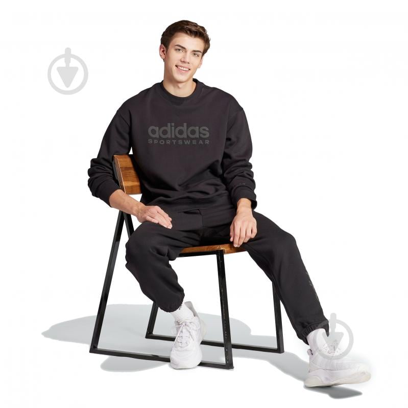 Світшот Adidas M ALL SZN G SWT IW1190 р.XL чорний - фото 6