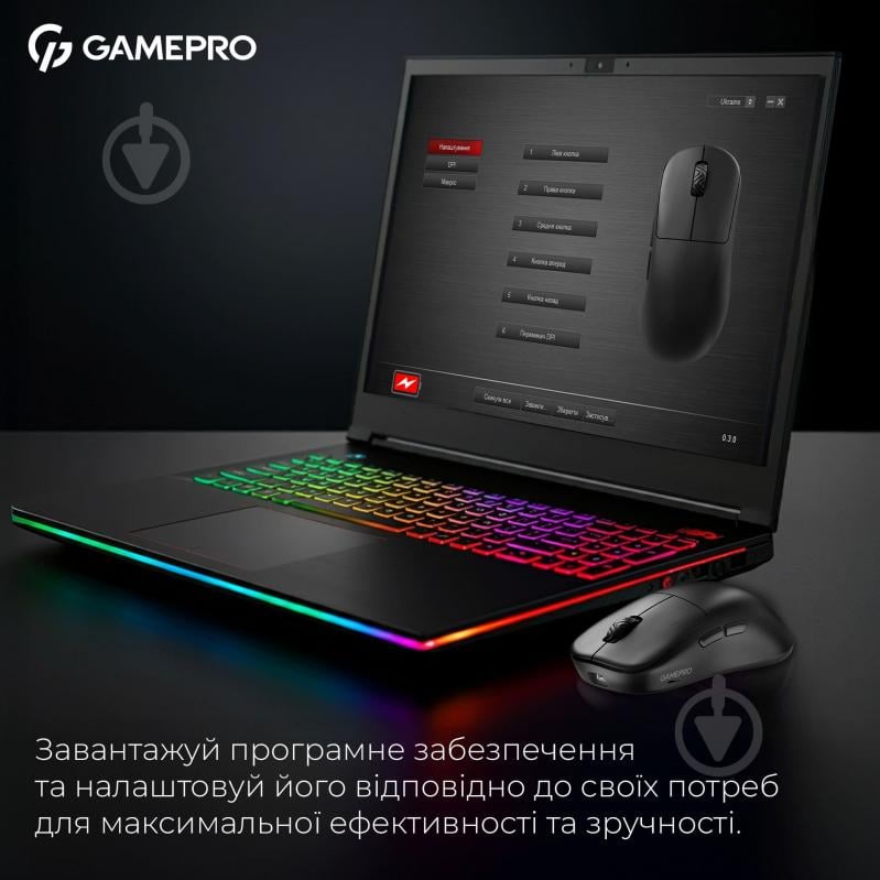 Мышка беспроводная GamePro Asgard Loki black (GM022B) - фото 10 Мышка беспроводная GamePro Asgard Loki black (GM022B) - фото 10