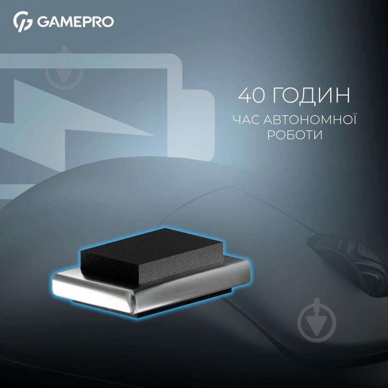 Мышка беспроводная GamePro Asgard Loki black (GM022B) - фото 8 Мышка беспроводная GamePro Asgard Loki black (GM022B) - фото 8