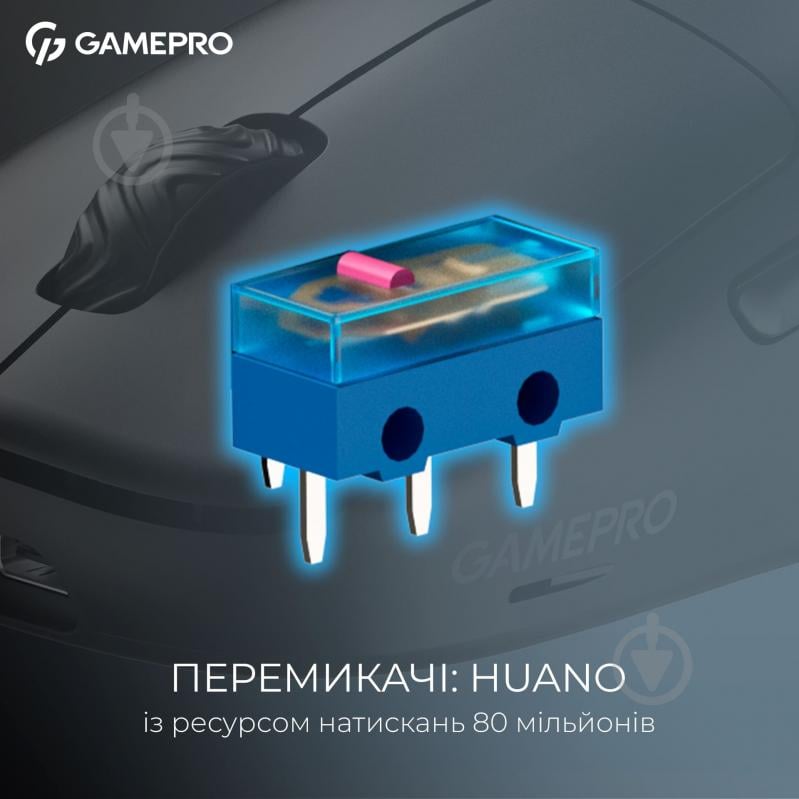 Мышка беспроводная GamePro Asgard Loki black (GM022B) - фото 9 Мышка беспроводная GamePro Asgard Loki black (GM022B) - фото 9