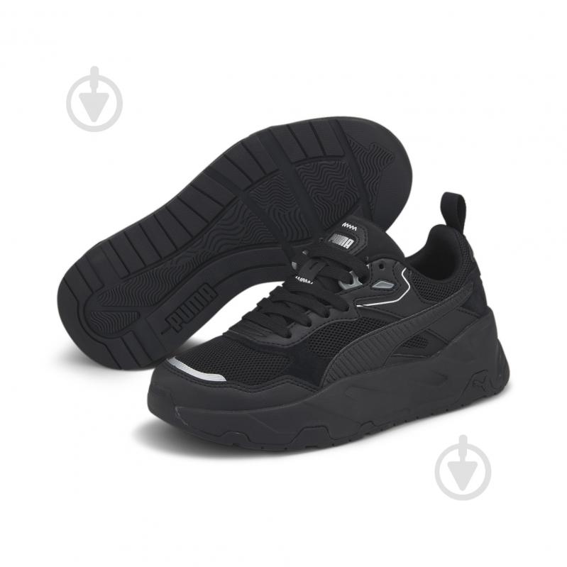 Кроссовки для девочек демисезонные Puma TRINITY JR 39083802 р.35,5 черные - фото 1