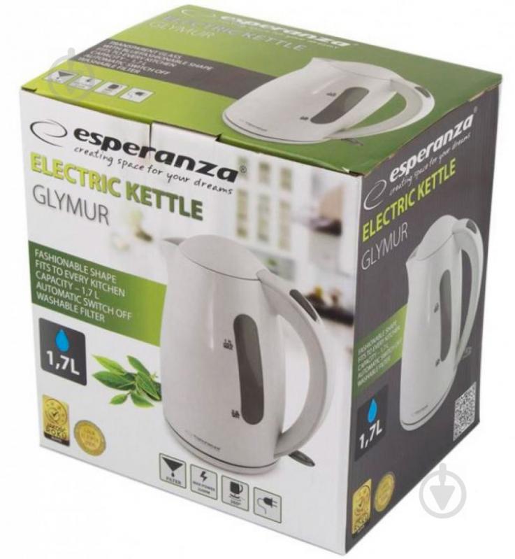 Электрочайник Esperanza KETTLE EKK006G GRAY - фото 7